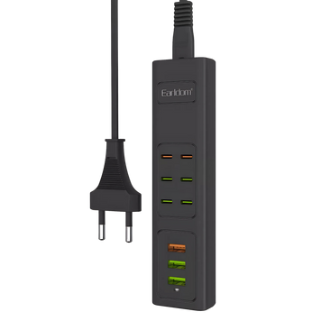 Подовжувач мережевий фільтр живлення Earldom ES-SC24 3USB+6Type-C 100702 фото