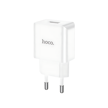 Зарядний пристрій Hoco C106A QC3.0 1USB (18 Вт) White 100567 фото