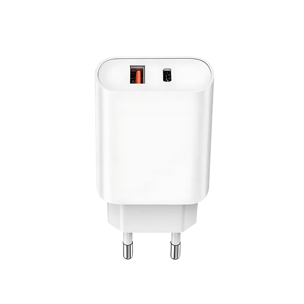 Зарядное устройство с кабелем Type-C WiWU Wi-U002 PD+QC3.0 USB+Type-C (20 Вт) 100666 фото