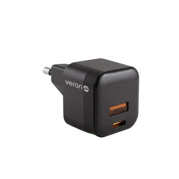 Зарядний пристрій Veron TC-028 1USB+1Type-C (20 Вт) 100572 фото