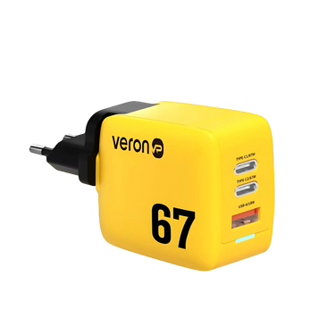 Зарядний пристрій Veron TC-67 2 PD QC3.0 (67 Вт) 100527 фото