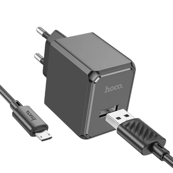 Зарядний пристрій з кабелем Micro USB Hoco CS11A 1USB 100655 фото