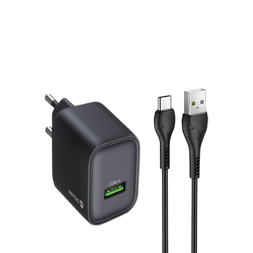 Зарядное устройство с кабелем Type-C Veron VR-C15Q 2.4A 1USB (18 Вт) 100673 фото