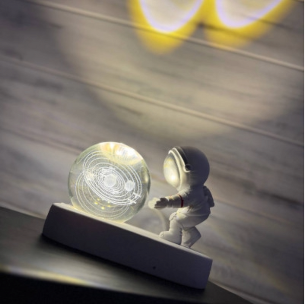 Ночник-LED 3D Астронавт в хрустальном шаре 800216 фото