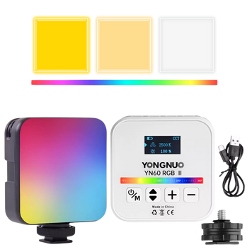 Накамерный свет с аккумулятором LED/RGB YN60 II (White) 100244 фото