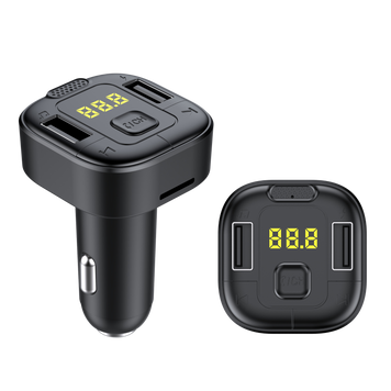FM-модулятор Bluetooth-аудіоприймач Earldom ET-M76 BT5.0/2USB/Micro SD 101115 фото