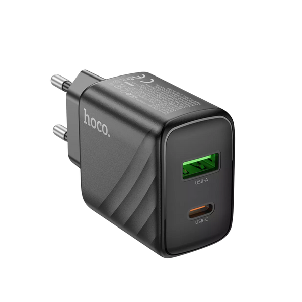 Зарядний пристрій Hoco CS23A 1USB+1Type-C QC3.0 (30 Вт) 100584 фото