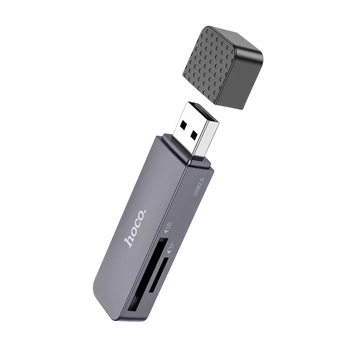 Кардидер USB3.0 на SD+TF3.0 адаптер карты памяти Hoco HB45 100851 фото