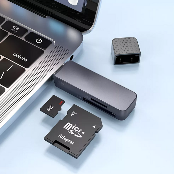 Кардидер USB3.0 на SD+TF3.0 адаптер карты памяти Hoco HB45 100851 фото