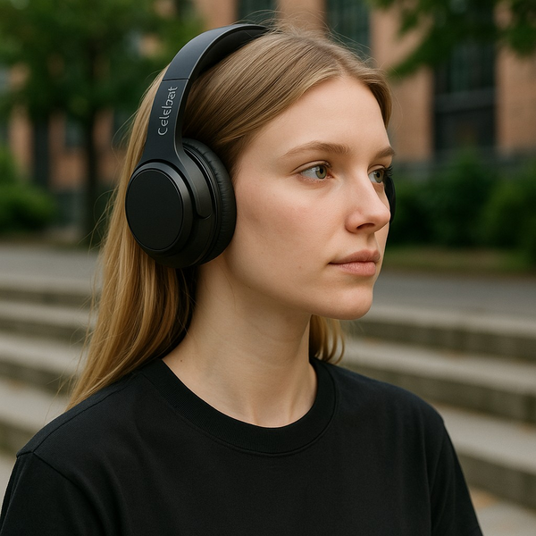 Беспроводные накладные Bluetooth-наушники Celebrat A26 101026 фото