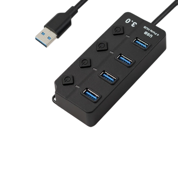 Многопортовый USB-хаб кабель USB на 4 входа 4USB 3.0  101075 фото