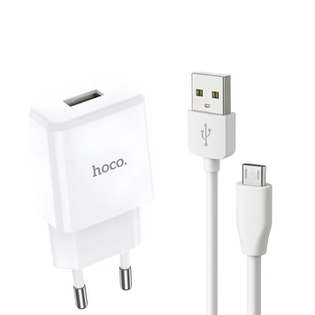 Зарядний пристрій з кабелем Micro USB Hoco N9 1USB 100639 фото