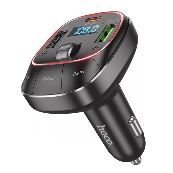 FM-модулятор Bluetooth-аудиоприемник Hoco E76 BT5.0/2USB/Type-C 101122 фото