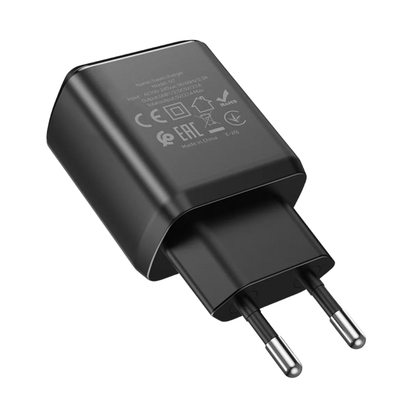 Зарядний пристрій з кабелем Micro USB Hoco N7 2USB 2.1 A Black 100641 фото