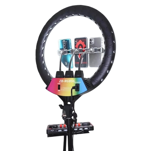 Кільцева лампа (45 см) світлодіодна RGB ZB-45 100128 фото