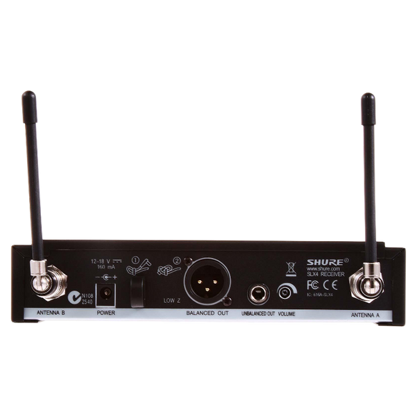 Бездротовий мікрофон Beta 58 SHURE SLX4 до 100 м 800123 фото