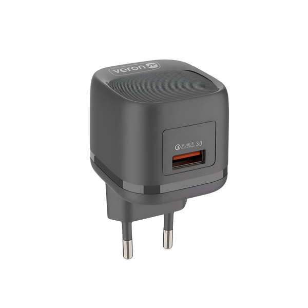 Зарядний пристрій з кабелем Micro USB Veron VR-C18Q 3.4A 1USB (18 Вт) 100650 фото