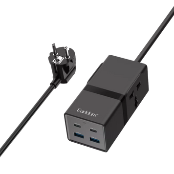 Удлинитель сетевой фильтр питания Earldom ES-SC22 2USB+2Type-C+1розетка 100698 фото