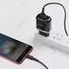 Зарядний пристрій з кабелем Micro USB Borofone BA36A 1USB Black 100651 фото 2