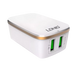 Зарядний пристрій з кабелем Lightning Ldnio A2204 2USB (2,4 А) 100606 фото 2