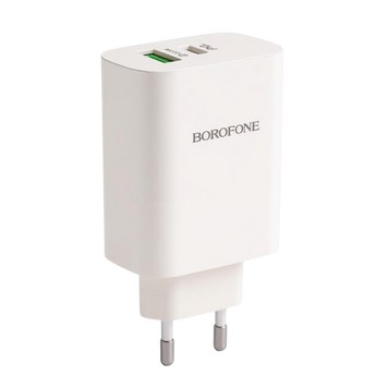 Зарядний пристрій Borofone BN10 1USB+1Type-C (65 Вт) 100557 фото
