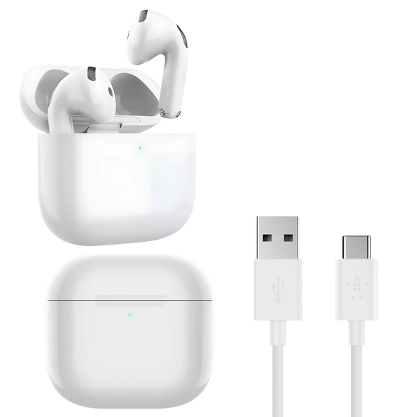 Бездротові вставні Bluetooth-навушники Wiwu Airbuds 4 100751 фото