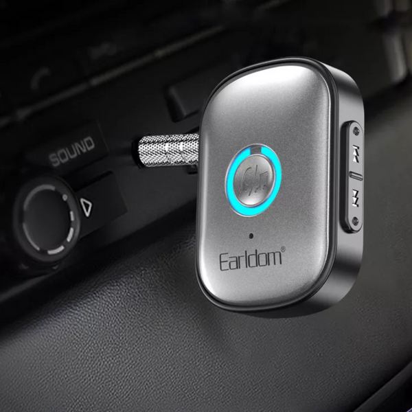 FM-модулятор Bluetooth-аудіоприймач Earldom ET-BR15 BT5.3/Type-C/3,5mm/TF Card 101098 фото