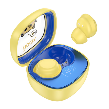 Дитячі бездротові вакуумні Bluetooth-навушники Hoco EW111 Yellow 100759 фото