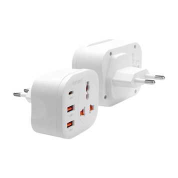 Сетевой переходник Earldom ES-SC16 с выходами 2USB+1type-c+1розетка 100709 фото